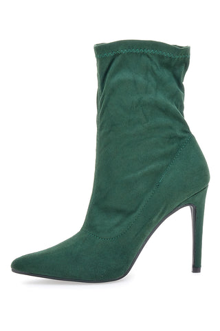 Grüne spitze Stiefeletten Pushy Wamp 22101