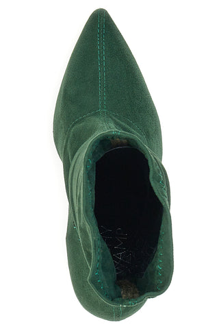 Grüne spitze Stiefeletten Pushy Wamp 22101