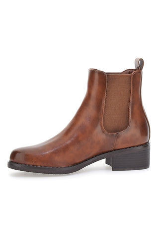 Chelsea Boots Café Cost 60035 Schwarze Stiefeletten