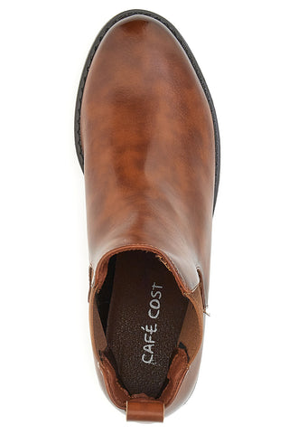 Chelsea Boots Café Cost 60035 Schwarze Stiefeletten