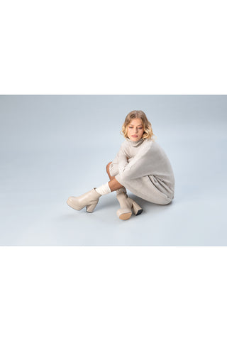 Stivaletti con Tacco Le Havre Paris 1801 Taupe