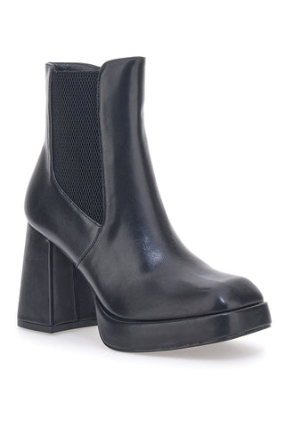 Stivaletti Neri con Tacco Alto Le Havre Paris 1902