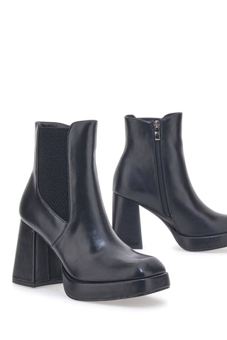 Stivaletti Neri con Tacco Alto Le Havre Paris 1902