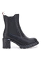 Schwarze Stiefeletten mit Absatz Plocadi 2304
