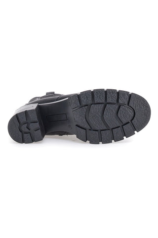 Schwarze Stiefeletten mit Absatz Plocadi 2304