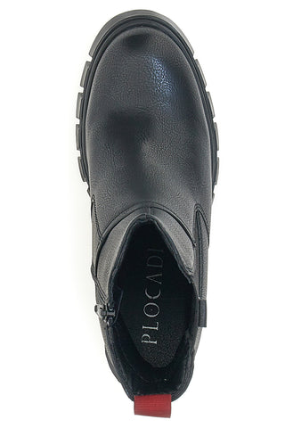 Schwarze Stiefeletten mit Absatz Plocadi 2304