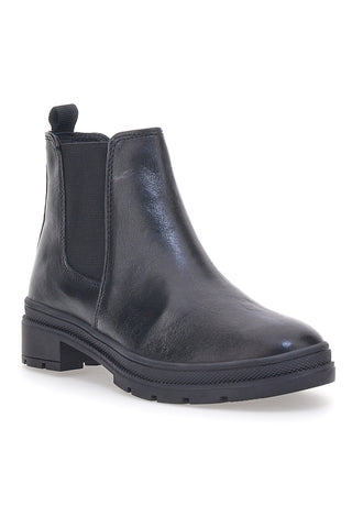 Chelsea Boots Neri In Pelle Prima Riga 602