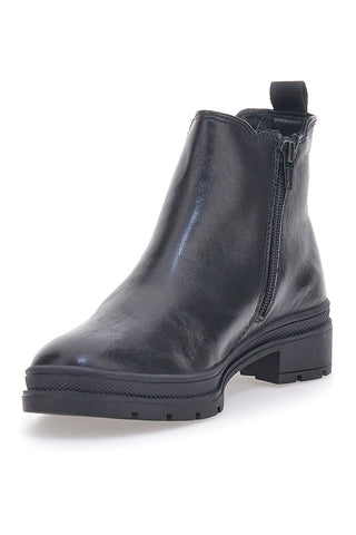 Chelsea Boots Neri In Pelle Prima Riga 602