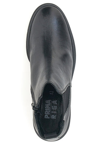 Chelsea Boots Neri In Pelle Prima Riga 602