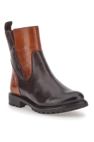 Zweifarbige Stiefeletten aus echtem Leder Bugatti 1152