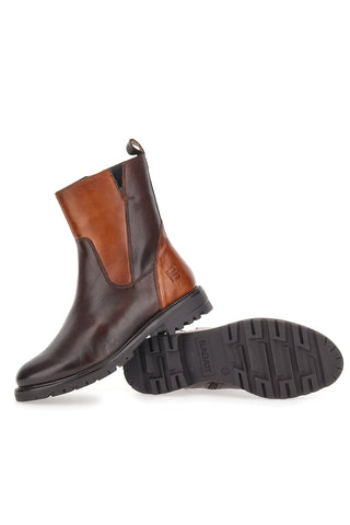 Zweifarbige Stiefeletten aus echtem Leder Bugatti 1152