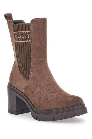 Stivaletti con Tacco Marrone Bugatti 3130