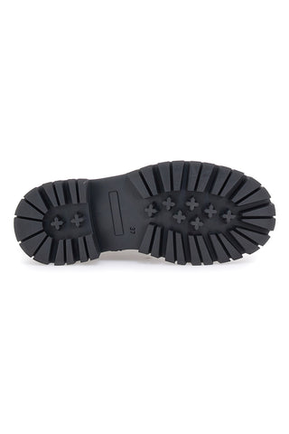 Schwarze Amphibien aus echtem Leder Black Shoot 20605