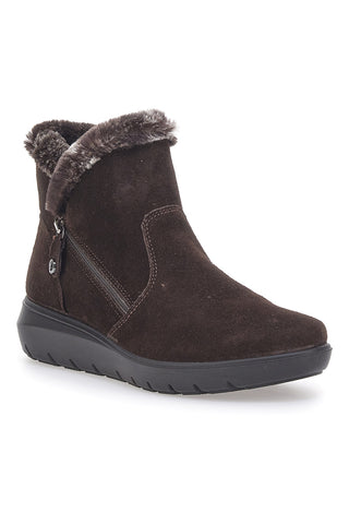 Stivaletti in Vera Pelle Scamosciata marroni IMAC 455871