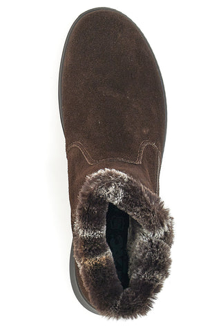 Stivaletti in Vera Pelle Scamosciata marroni IMAC 455871