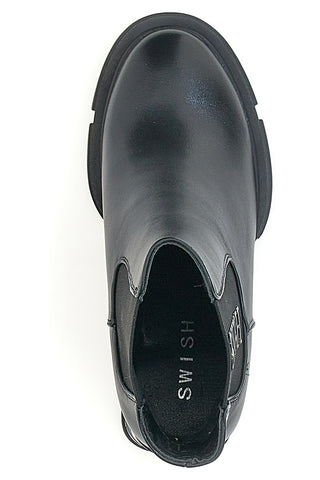 Stivaletti Neri con Tacco Swish 3