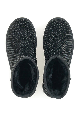 Stivaletti con Strass Neri Pittarello Glam 1302