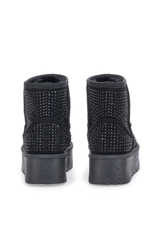 Stivaletti con Strass Neri Pittarello Glam 1302