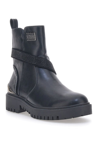 GMV 295 Schwarze Stiefeletten