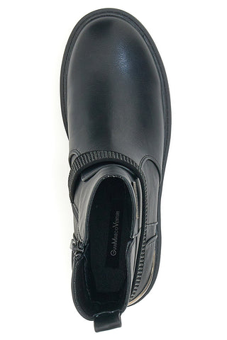 GMV 295 Schwarze Stiefeletten