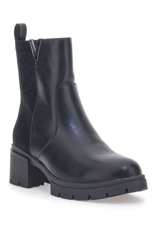 Schwarze Stiefeletten mit Absatz GMV 296