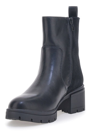 Schwarze Stiefeletten mit Absatz GMV 296