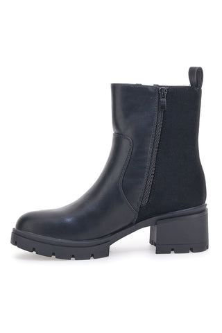 Schwarze Stiefeletten mit Absatz GMV 296