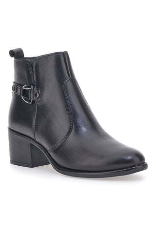 Cafè-Stiefelette aus echtem Leder, Baujahr 1977