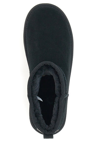 Stiefeletten mit Flatform Mon Dieu 5002 Schwarz