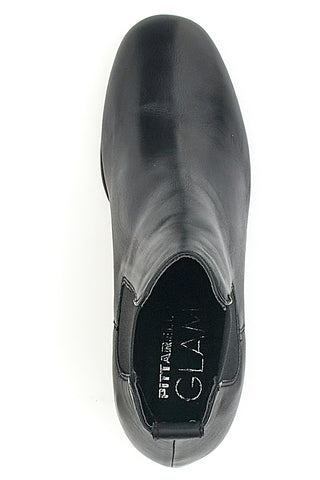 Chelsea-Stiefel mit Absatz Pittarello Glam 44225 Schwarzes Echtleder