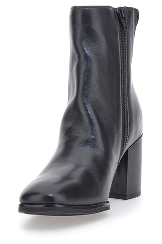 Schwarze Stiefeletten mit Absatz Mio Tempo 2313