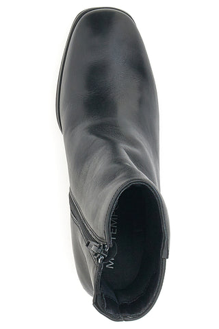 Schwarze Stiefeletten mit Absatz Mio Tempo 2313