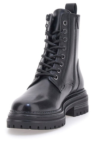 Schwarze Amphibien-Stiefeletten Mio Tempo 2368