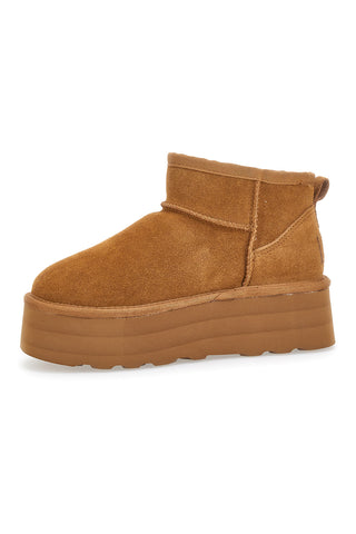 Stivaletti con Flatform Wow Pittarello 3166 Camel