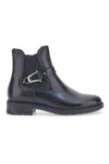 Schwarze Chelsea-Stiefel The First 40012