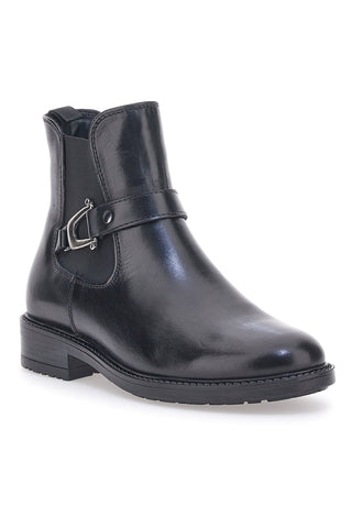 Schwarze Chelsea-Stiefel The First 40012