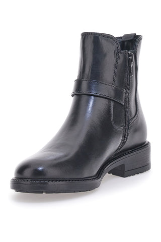 Schwarze Chelsea-Stiefel The First 40012