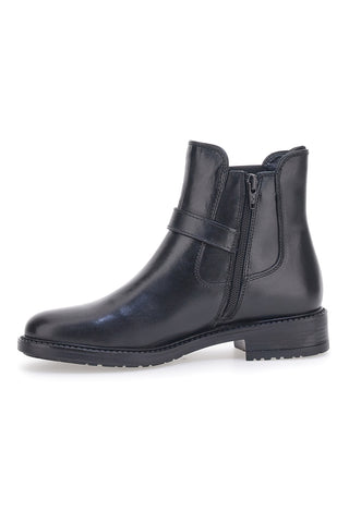 Schwarze Chelsea-Stiefel The First 40012