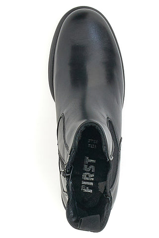 Chelsea Boots Echtleder Schwarze Stiefeletten The First 40511