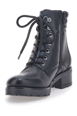 Schwarze Amphibien mit Absätzen Prima Riga 20301