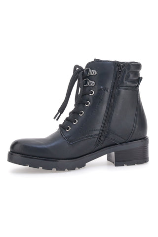 Schwarze Amphibien mit Absätzen Prima Riga 20301