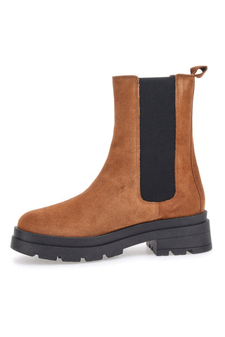 Cognacfarbene Chelsea-Stiefel Pittarello Glam 855100