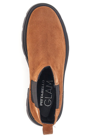 Cognacfarbene Chelsea-Stiefel Pittarello Glam 855100