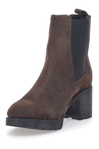 Pittarello Glam brauner Chelsea-Stiefel aus Wildleder 864150