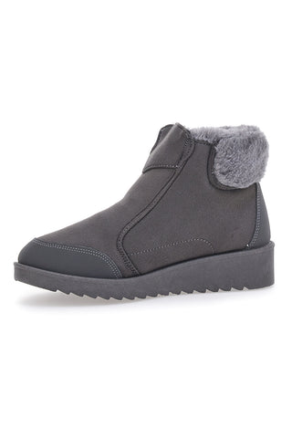Stiefeletten mit grauem Fell Plocadi 1943