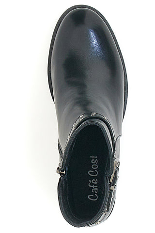 Schwarze Cafè-Stiefeletten kosten 233691