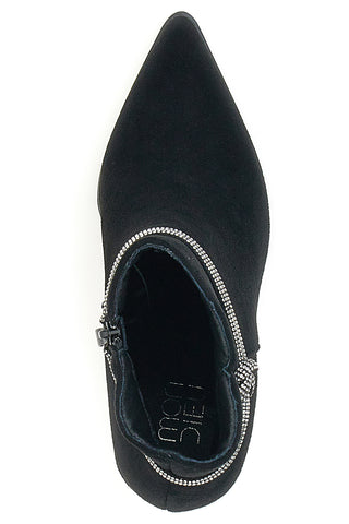 Schwarze Stiefeletten mit Absatz Mon Dieu 1212