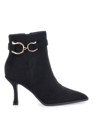 Stiefeletten mit Absatz Schwarz Mon Dieu 1211