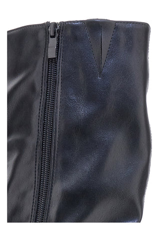 Stivali Alti con Tacco Neri Pushy Wamp 27274