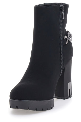 Stivaletti Neri Con Tacco Mon Dieu 262533